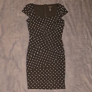 Black and White Polka Dot Dress